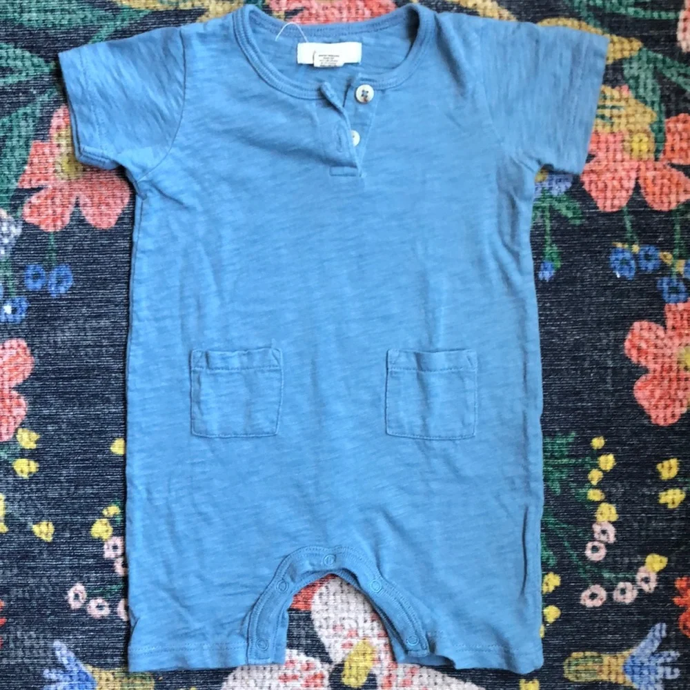 Peek Collection Baby Boy Romper, 3 Months